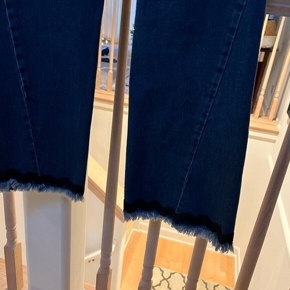 SEE BY CHLOE Flare Blue Denim Jeans in Shady Cobalt 27 - Picture 10 of 16